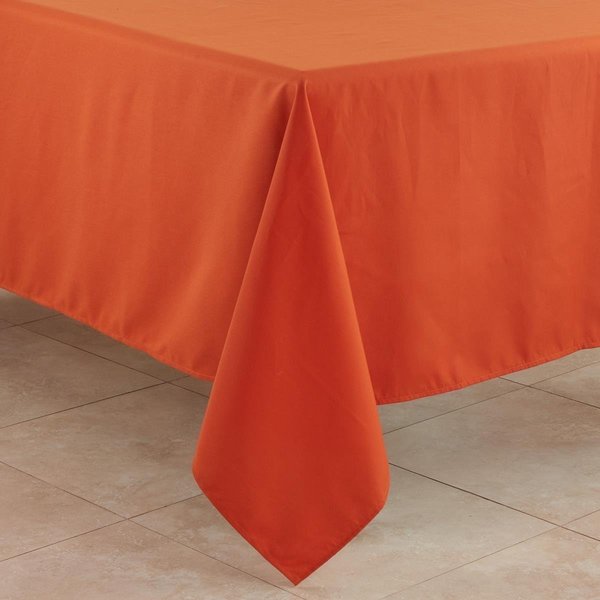 Saro 84 in. Casual Design Everyday Square Tablecloth, Pink 321.PM84S